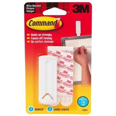 3M 3m Wire Backed Picture Hanger With Command Adhesive 17041 17041